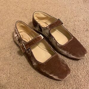 Sam Edelman Velvet Mary Jane flats